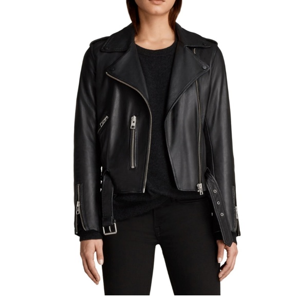 All Saints Jackets & Blazers - ALLSAINTS Balfern Leather Biker Jacket